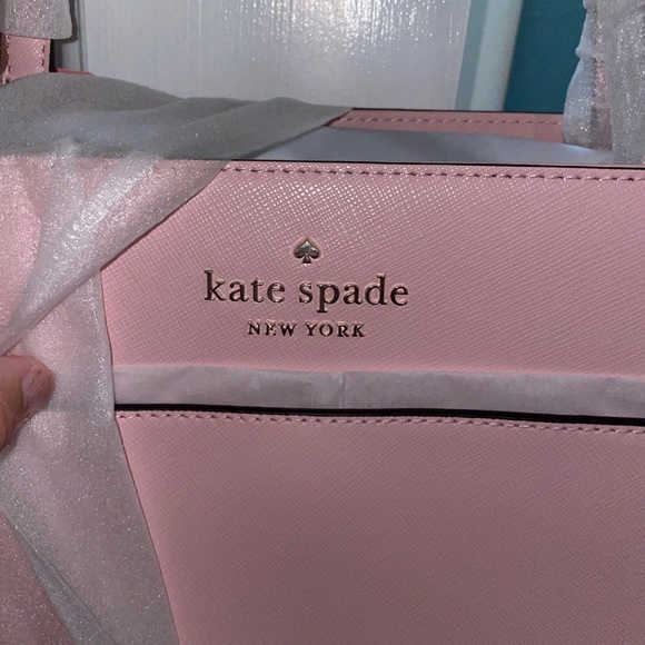 BRAND NEW Kate Spade Tote/Laptop Bag and Wallet set - light crepe - Picture 3 of 10